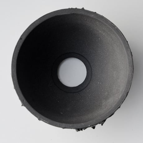＜ceramic pot ＞ SHARK  Matt Black type_PH12