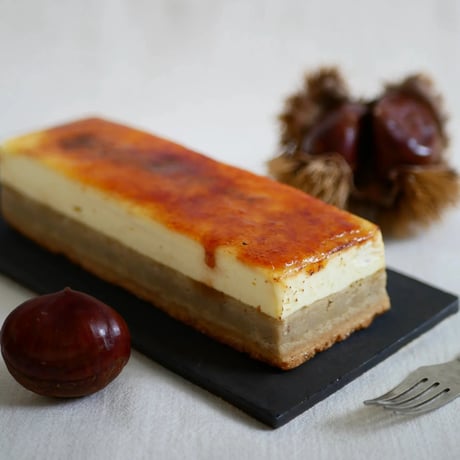栗きんとんブリュレ 〜チーズケーキ仕立て〜