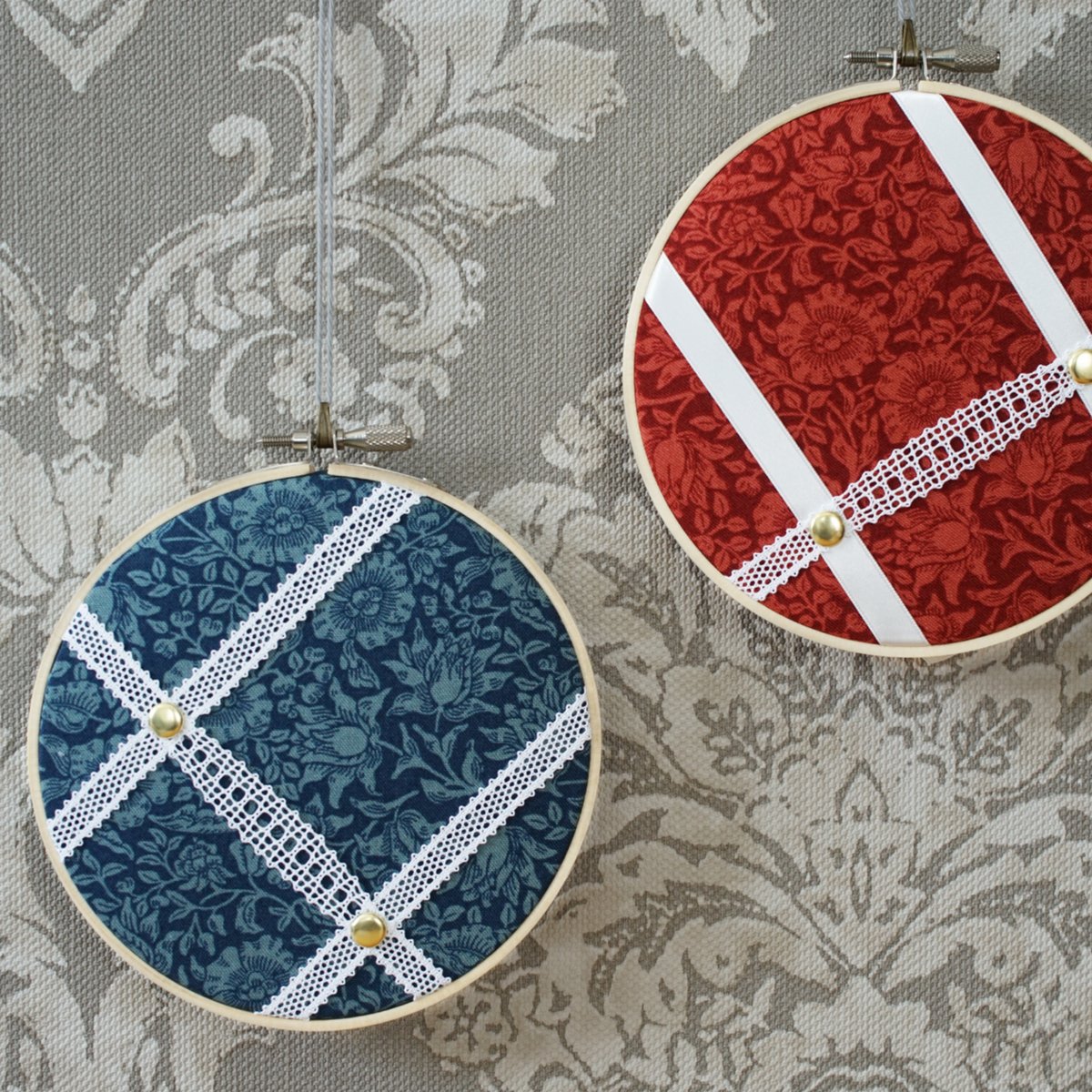 ボビンレース型紙セット23 小さなペルメル 型紙「楽しくはじめるボビンレースシリーズ