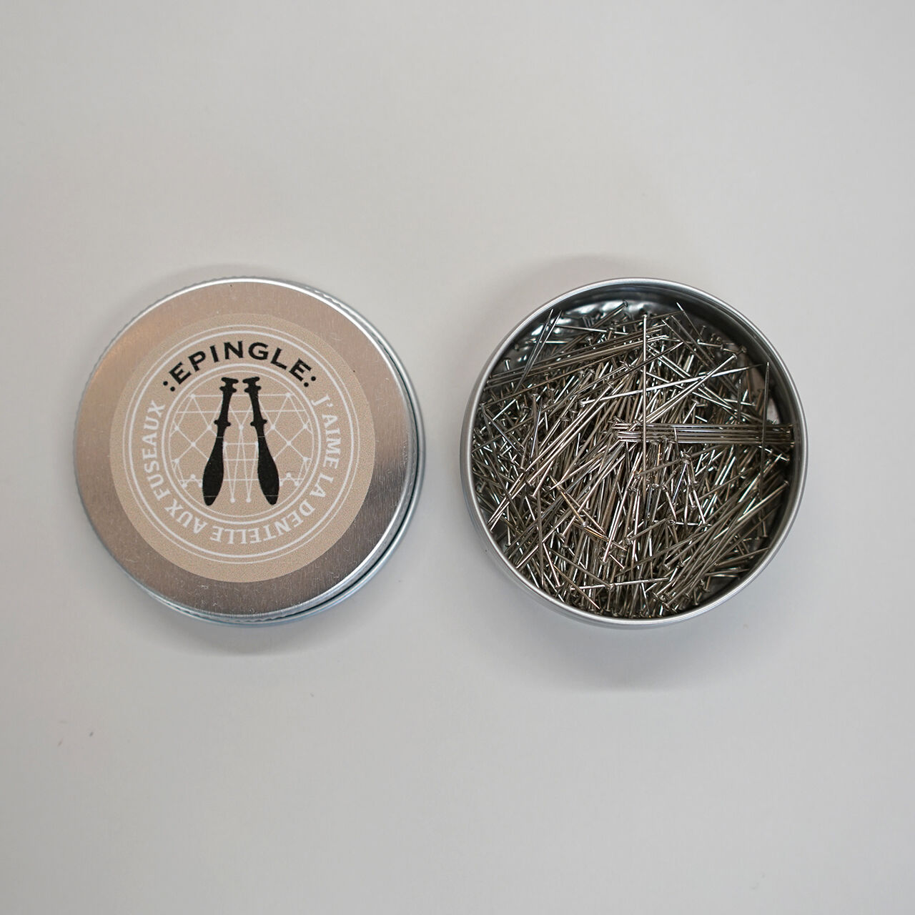 ボビンレース用スチールピン[Steel Pins] | J'aime la dentelle!