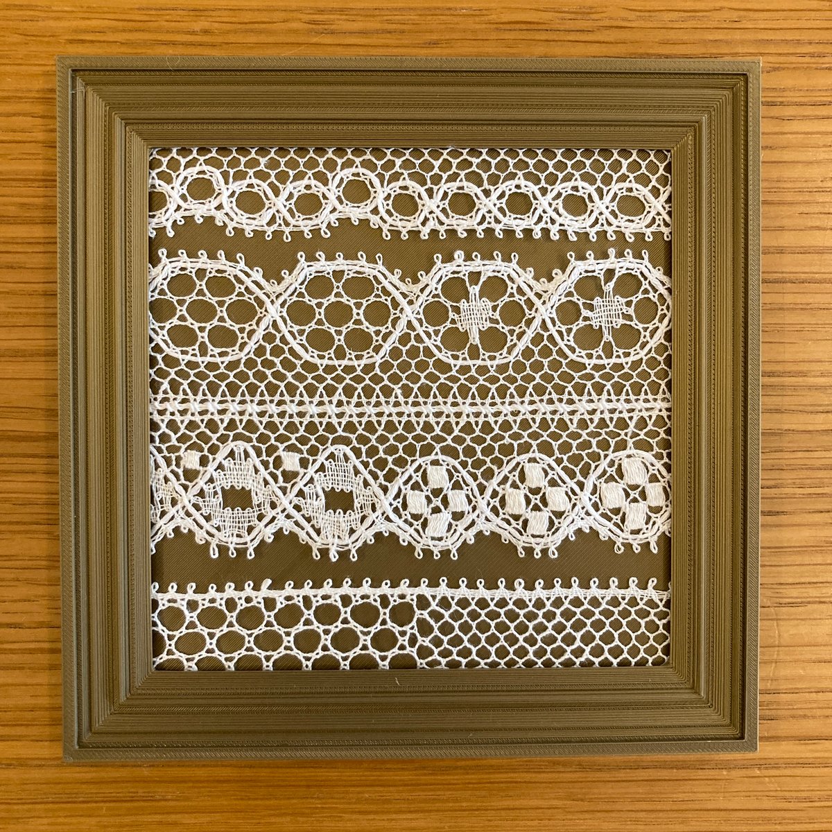 はじめてのボビンレース ステップアップパターン1 バックスポイント