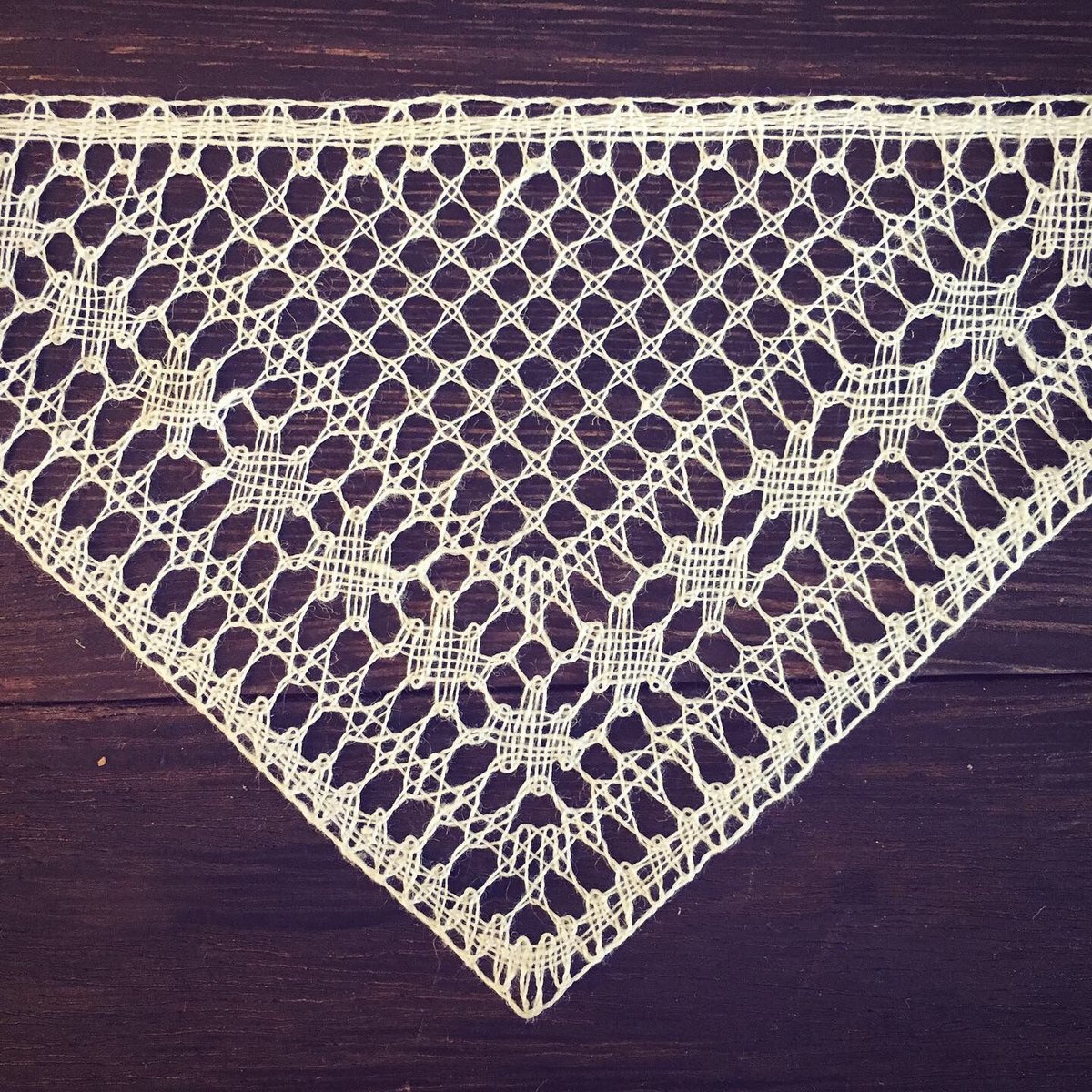 Lace for Doll #1】ドールのための三角スカーフ [Torchon Triang