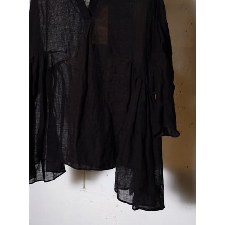 (g) グラム " LINEN SKIPPER GATHER TUNIC"