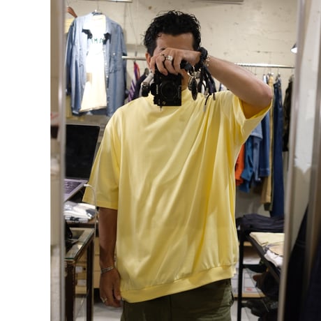 HARVESTY ハーベスティー "MOCK NECK EGG S/S TEE" モックネックエッグ半袖Tシャツ