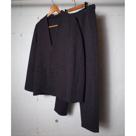 LAMOND ラモンド "THERMO TWILL NO COLLAR JACKET" ノーカラージャケット