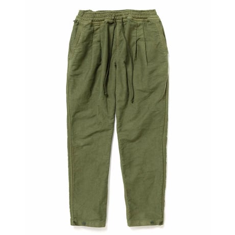hobo ホーボー "ARTISAN EASY PANTS COTTON MOLESKIN MALUBERRY LEAF DYED"