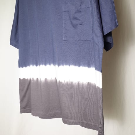 CURLY カーリー "2TONE D/S TEE “VISCOSE”カットソー