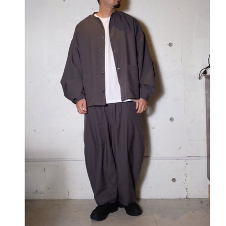 HARVESTY ハーベスティー"RELAXING TWILL CROPPED EASY CIRCUS PANTS"