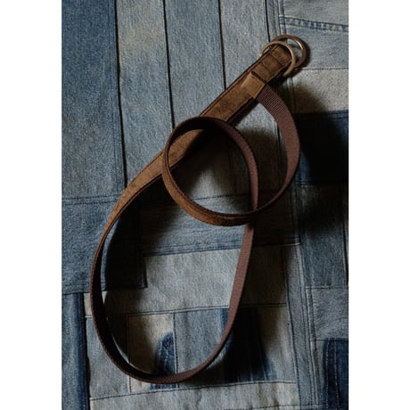 hobo ホーボー "DOUBLE RING BELT PIG SUEDE