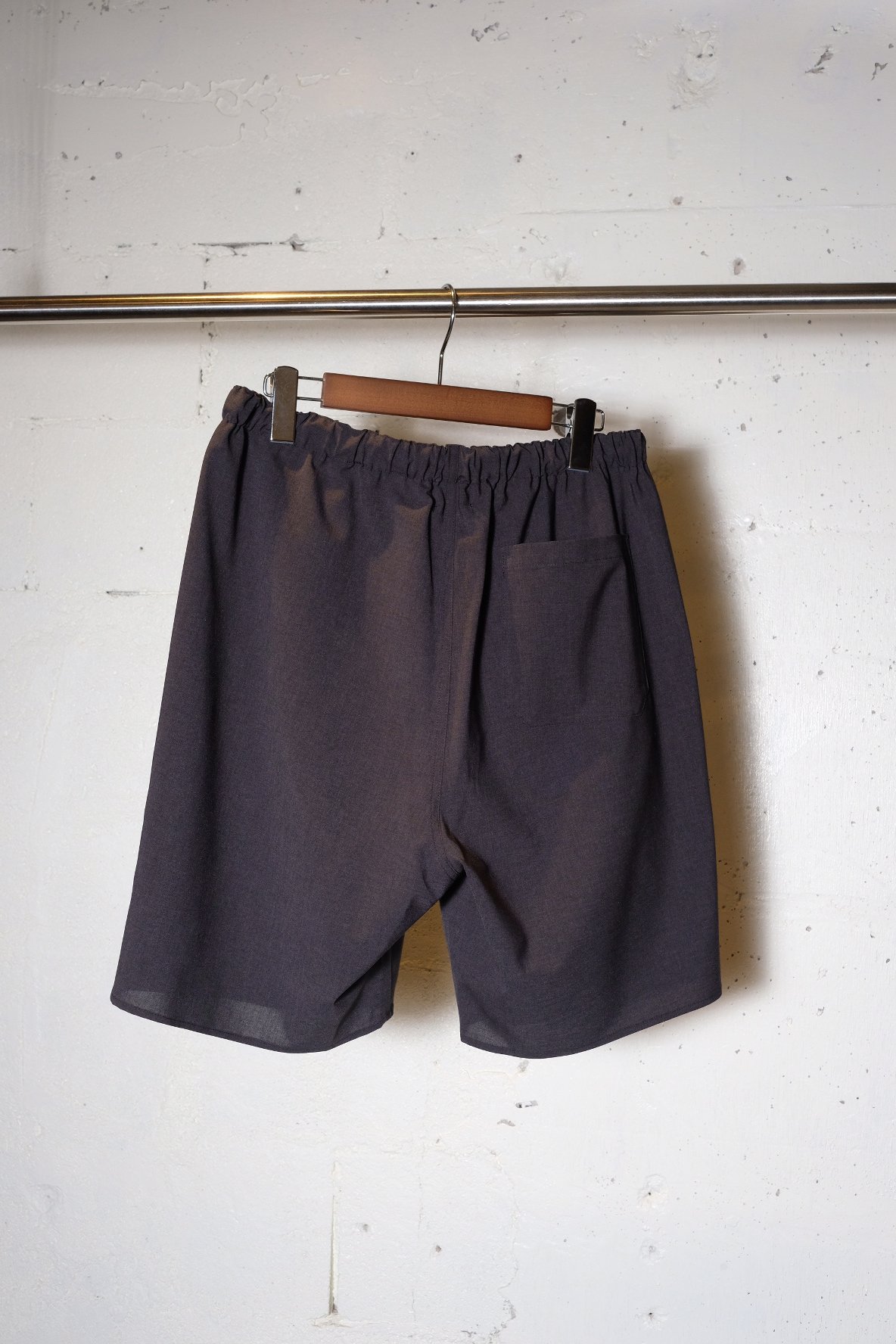 LAMOND. シャリショーツ 黒 イージーショートパンツ 極美品 LAMOND ラモンド 
