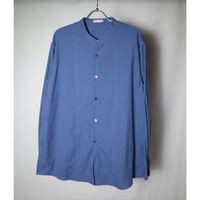 LAMOND ラモンド "BAND COLLAR CHAMBRAY SHIRTS JACKET"バンドカラーシャンブレーシャツ