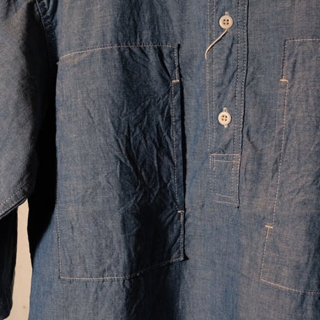 ORDINARY FITS オーディナリーフィッツ "CHAMBRAY SHORT SLEEVE PULLOVER SHIRTS" プルオーバーシャツ