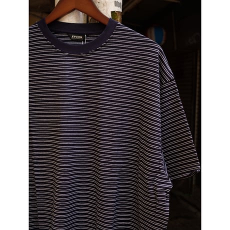 EVCON エビコン"BORDER WIDE S/S T-SHIRT"