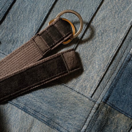 hobo ホーボー "DOUBLE RING BELT PIG SUEDE