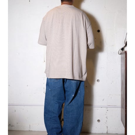 EVCON エビコン"Border Wide S/S T-shirt"
