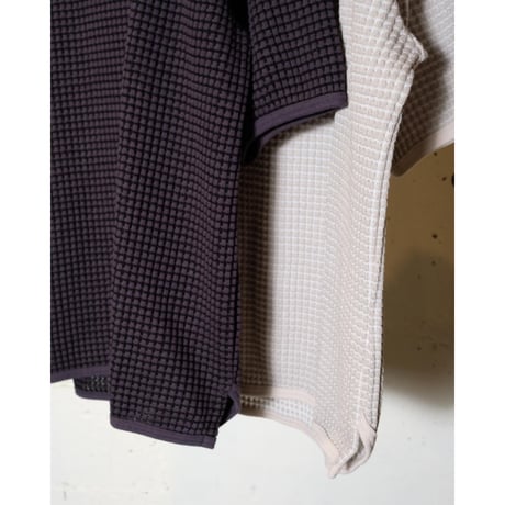 CURLY カーリー "TWO-TONE WAFFLE TEE＂ワッフルTEE