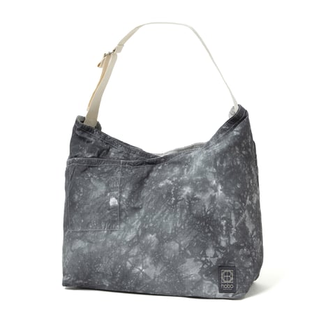 hobo ホーボー "AZUMA SHOULDER BAG L COTTON NYLON RIPSTOP CAMO TIE-DYED"ショルダーバック
