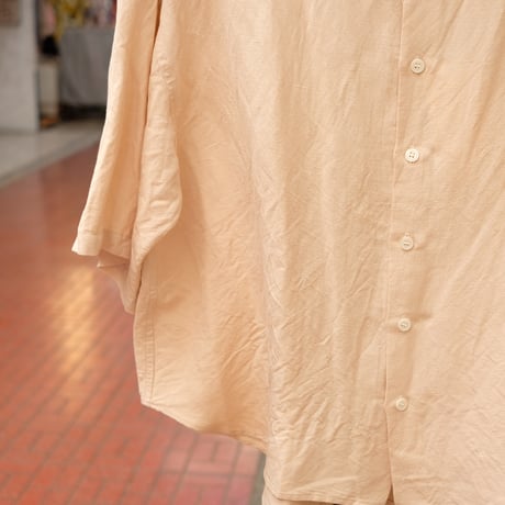 ORDINARY FITS オーディナリーフィッツ "BARBER S/S BLOUSE"