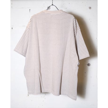 EVCON エビコン"Border Wide S/S T-shirt"