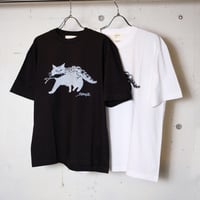 HARVESTY ハーベスティ"PRINTED T-SH (CAT)"