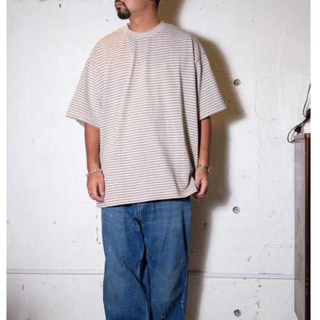 EVCON エビコン"Border Wide S/S T-shirt"