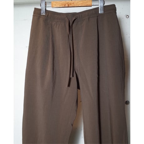 LAMOND ラモンド "SEMI WIDE SHARI PANTS"