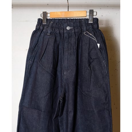 HARVESTY ハーベスティー"DENIM NARROW CIRCUS PANTS"