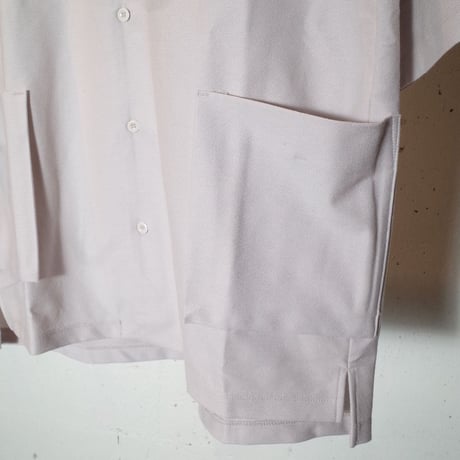 CURLY カーリー "LINEN BLENDED S/S SHIRT" リネンシャツ