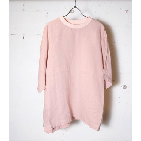 HARVESTY ハーベスティー "FRENCH LINEN S/S PULL OVER"フレンチリネンプルオーバー