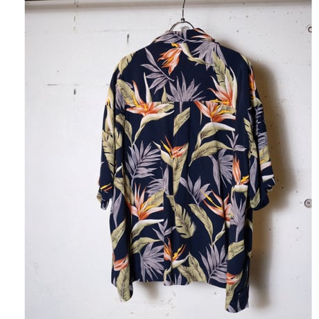 HARVESTY ハーベスティ"HAWAIIAN PRINTED RAYON S/S JUMBO SHIRTS" ジャンボシャツ