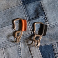hobo ホーボー "CARABINER KEY RING L with COW LEATHER"カラビナ