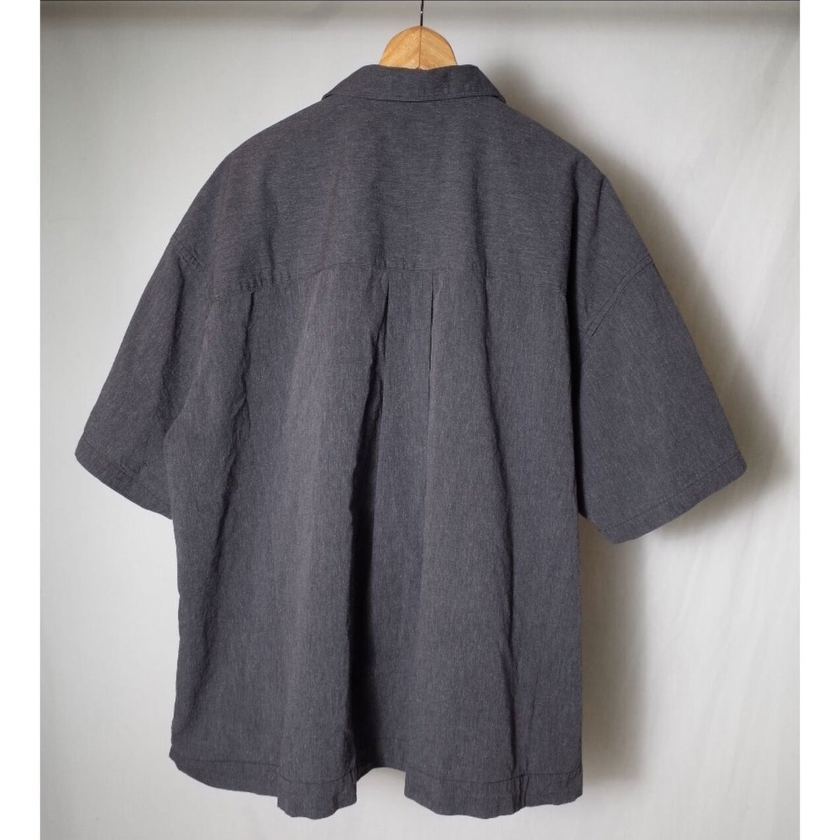 HARVESTY ハーベスティ　半袖シャツ　ローブシャンブレー　ワンピース HARVESTY ワンピース HARVESTY/ハーベスティー SS SHIRTS ROBE