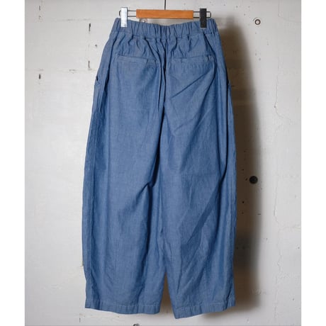 HARVESTY ハーベスティー"CHAMBRAY CROPPED CIRCUS  PANTS "