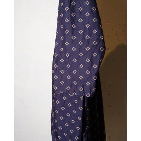 (g) グラム "PRINT TRIMMED GATHER ONEPIECE "プリントトリミングギャザーワンピース