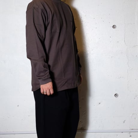 CURLY カーリー "HEAVY PLATING L/S TEE"