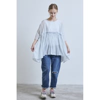 (g) グラム "COTTON LAWN GATHER TUNIC"