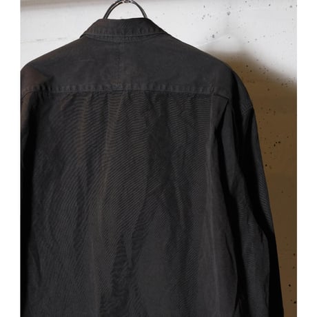 hobo ホーボー "L/S SHIRT COTTON WEATHER CLOTH OVERDYED" シャツ