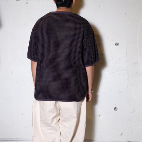 CURLY カーリー "TWO-TONE WAFFLE TEE＂ワッフルTEE