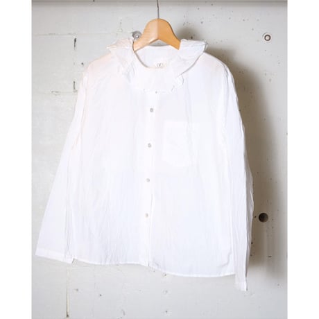 (g) グラム "NECK TUCK FRILL BLOUSE" ネックタックフリルブラウス
