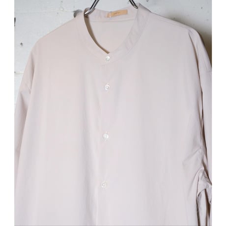 LAMOND ラモンド "Durable Band Collar Shirts Jacket"バンドカラーシャツ