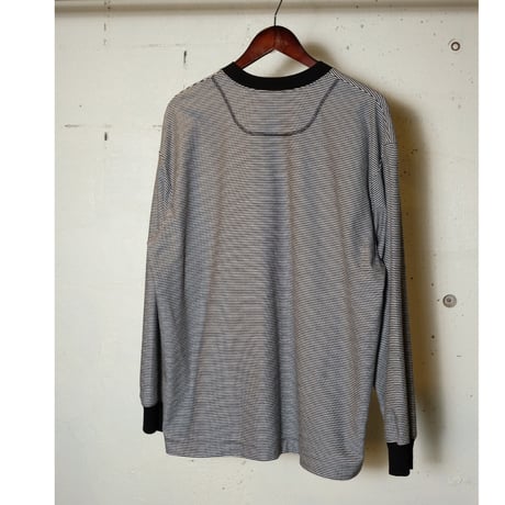 PERS PROJECTS パースプロジェクト "VICTOR L/S BLIND BORDER TEE"