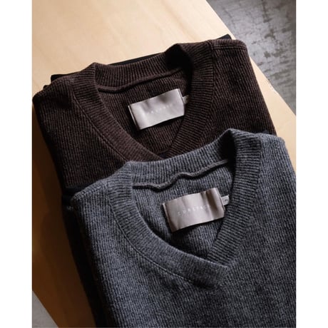 CURLY カーリー "KNIT-SAWN VEST" ベスト