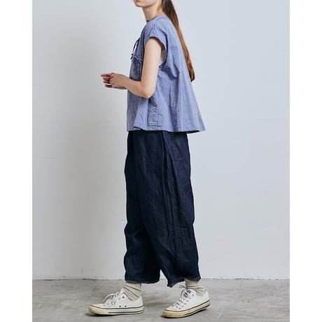(g) グラム "FRONT RIBBON BLOUSE"フロントリボンブラウス