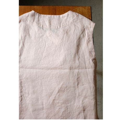 HARVESTY ハーベスティ"LINEN CANVAS ZIP VEST"