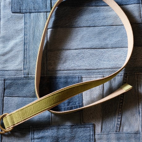 hobo ホーボー"DOUBLE RING BELT PIG SUEDE" ベルト