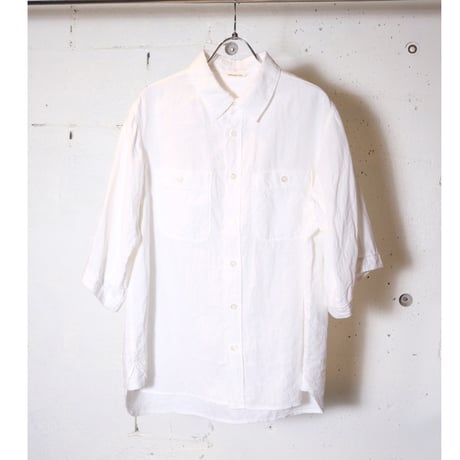 ORDINARY FITS オーディナリーフィッツ  "LINEN SHORT SLEEVE WORK SHIRTS"