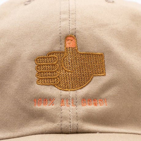 TACOMA FUJI RECORDS タコマフジレコード"100% ALL GOOD! CAP designed by Akinobu Maeda"キャップ
