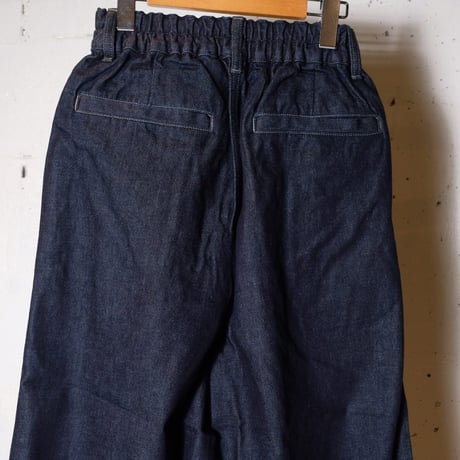 HARVESTY ハーベスティー"DENIM NARROW CIRCUS PANTS"