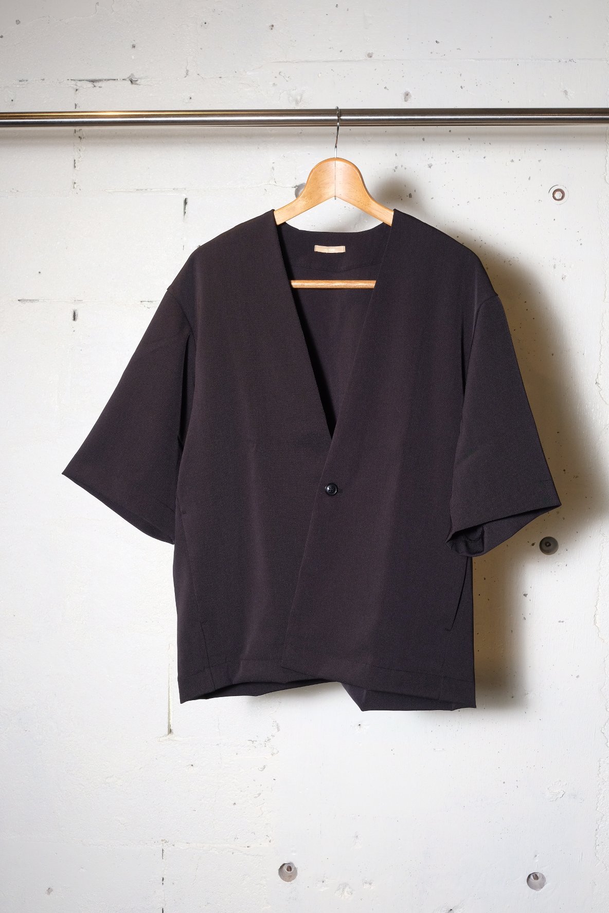 LA MOND ラモンド DRY TOUCH KERSEY JACKET 黒 fit=scale-down,w=1200
