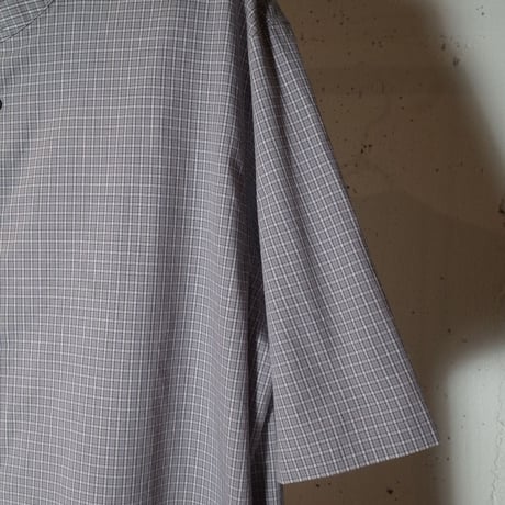LAMOND ラモンド "BAND COLLAR CHECK SHIRTS JACKET" バンドカラーチェックシャツ